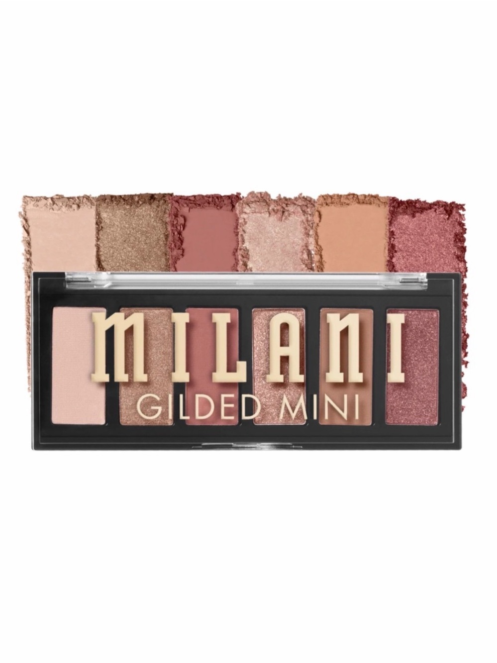 Milani Gilded Mini Eyeshadow Palette - Warm Rose Shades “It’s All Rose”